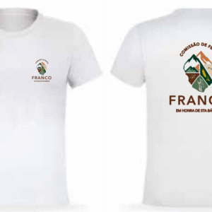 T-shirt Branca (logo costas)